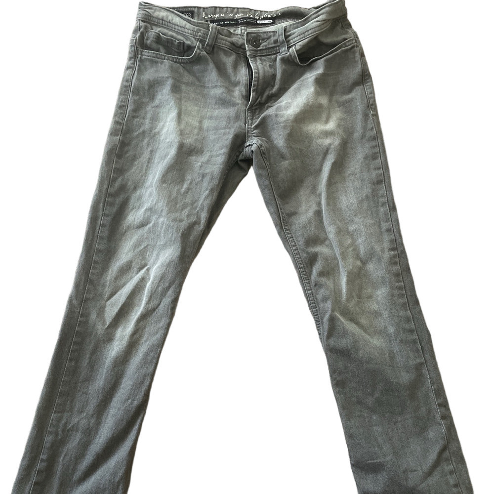 Buffalo i Jeans Mens Slim Straight Gray Jeans Waist 29